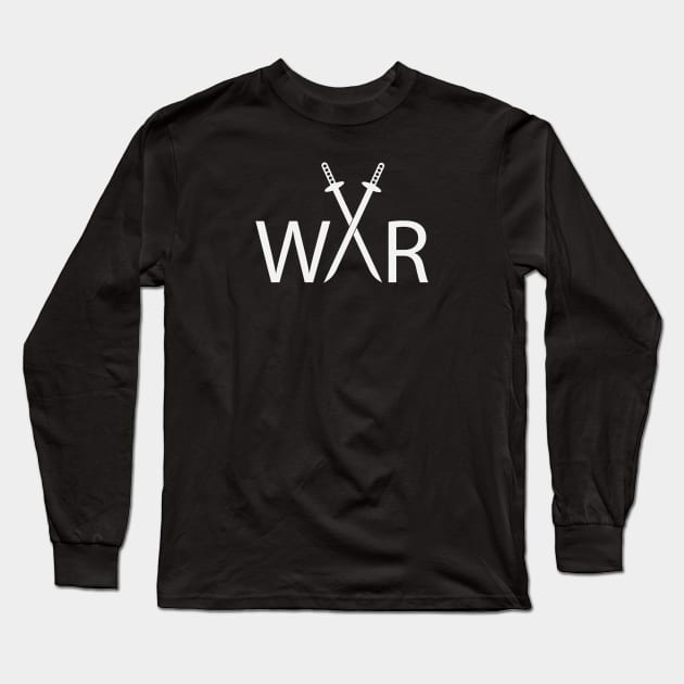 War Long Sleeve T-Shirt by Geometric Designs